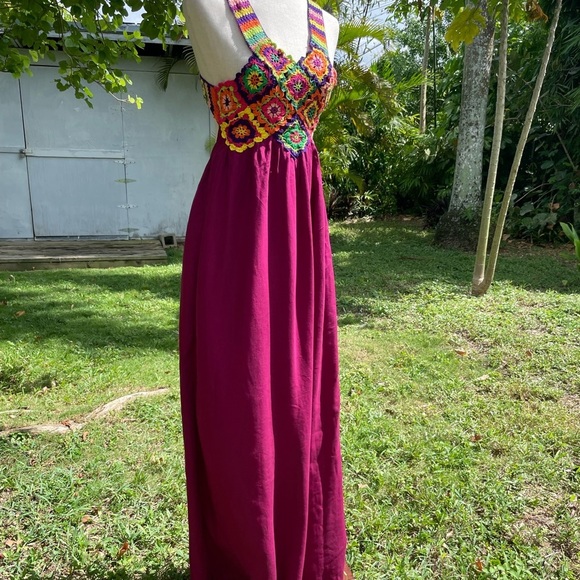Agua Bendita Bendito Tejido Crochet Maxi Boho 
Dress - Picture 6 of 10